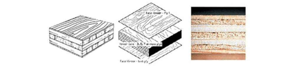 Veneer Core Plywood Diagram